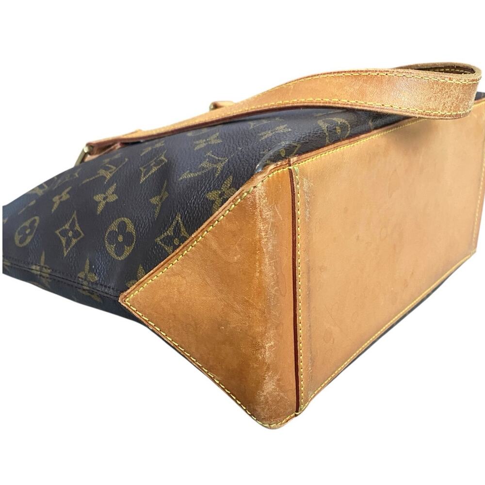 Louis Vuitton Cabas Piano Tote Bag Monogram LV Canvas Brown Shoulder Bag Travel - Picture 13 of 16